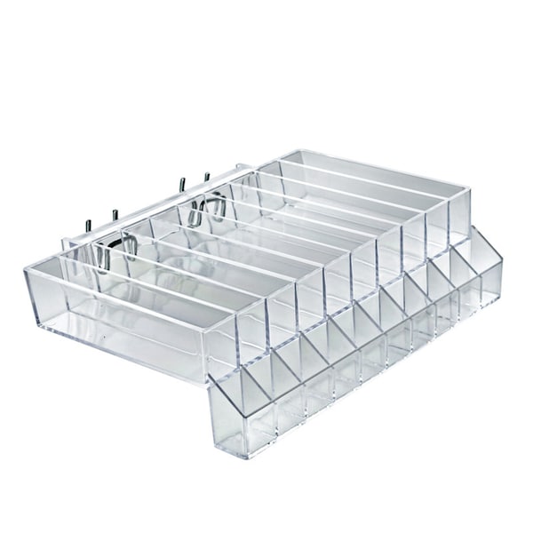 10-Compartment Tester Tray - slot .9375" x 5.75", PK2